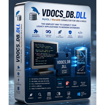 vdocs_db.dll — Conector MySQL/MariaDB 32 Bits